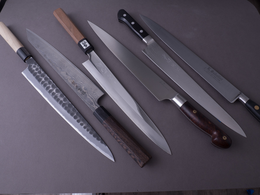 K Sabatier - Authentique 1834 Ltd - Inox 8 Chef Knife - Leather