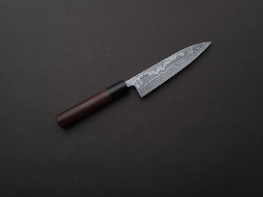 hirata様 Hitohira - GR - Blue #2 - Damascus - Petty - 135mm - Rosewood
