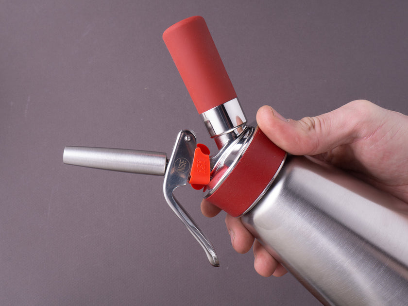 thumbnail image 2 of Isi North America Creative Whip - 1/2 Pint Ivory, With Funnel & Sieve... 2 of 13