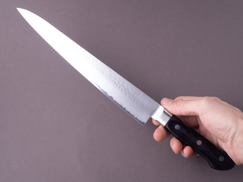 Sakai Kikumori - VG5 - 270mm Sujihiki - Western Black Pakka Handle