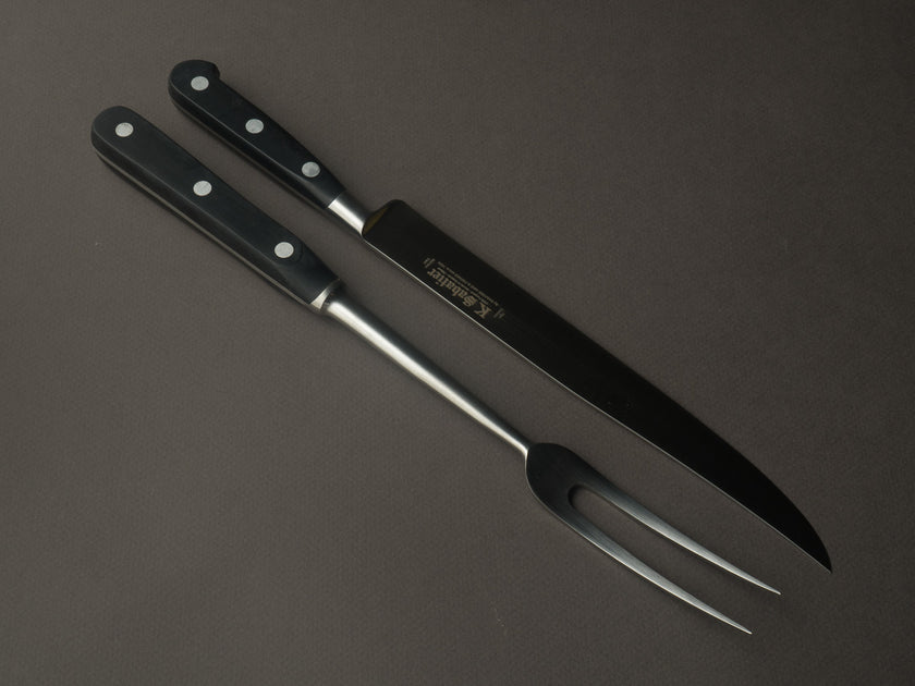 K Sabatier - Authentique Inox - Fork & Carving Knife - Stainless - POM –  Strata