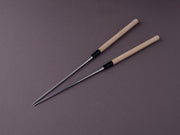Hitohira - Moribashi Plating Chopsticks - 150mm - Round Ho Wood
