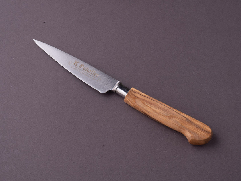 Sabatier Olive Wood Carbon Paring Knife 4 - Stock Culinary Goods