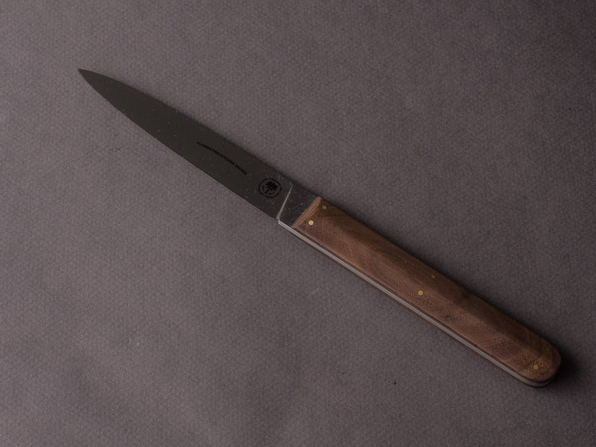 Florentine Kitchen Knives Steak/Table Scaled Walnut Handle Satin