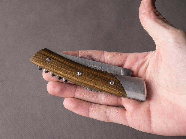 Coutellerie Chambriard - Le Thiers "Trappeur Grand Cru" - Folding Knife - Palo Santo Handle - Button Lock