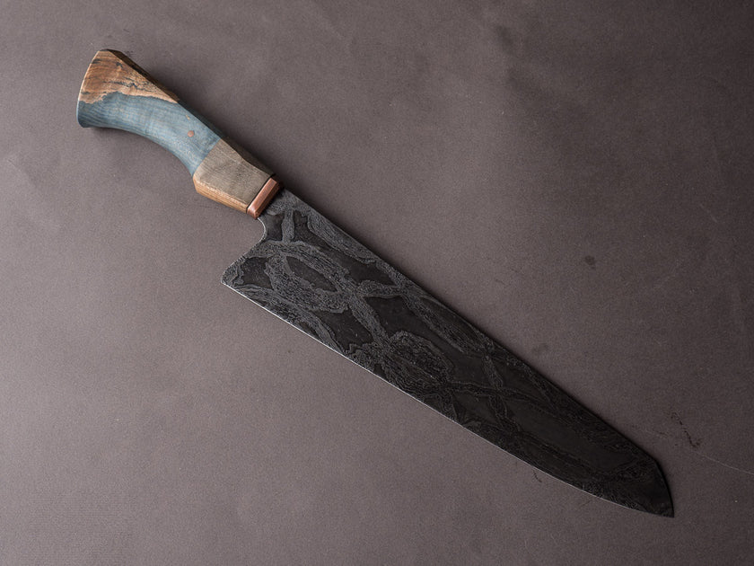 Zay Knives - 1084/15n20 Carbon Mosaic Damascus - 10