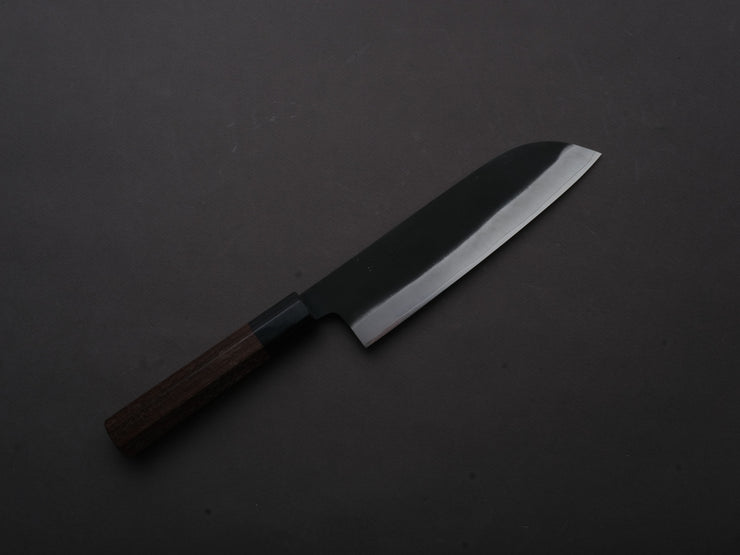 Yoshida Hamono - ZDP189 - Kurouchi - Santoku - 180mm - Rosewood Handle