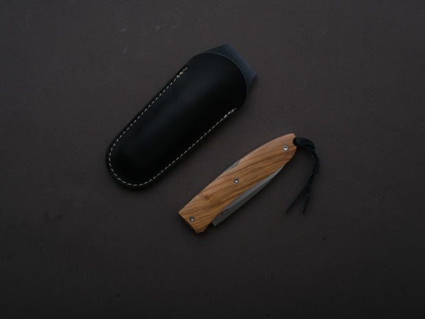 lionSTEEL - Folding Knife - Opera 74mm - D2 - Lock Back - Olive Wood