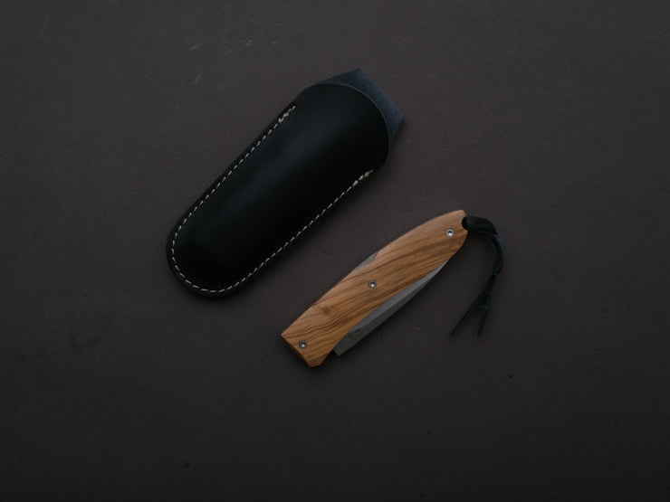 lionSTEEL - Folding Knife - Opera 74mm - D2 - Lock Back - Olive Wood