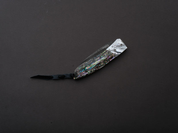 lionSTEEL - Folding Knife - Opera 74mm - D2 - Lock Back - Mother of Pearl & Abalone