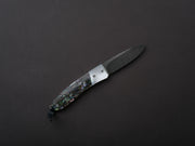 lionSTEEL - Folding Knife - Opera 74mm - D2 - Lock Back - Mother of Pearl & Abalone