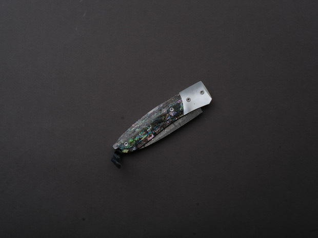 lionSTEEL - Folding Knife - Opera 74mm - D2 - Lock Back - Mother of Pearl & Abalone