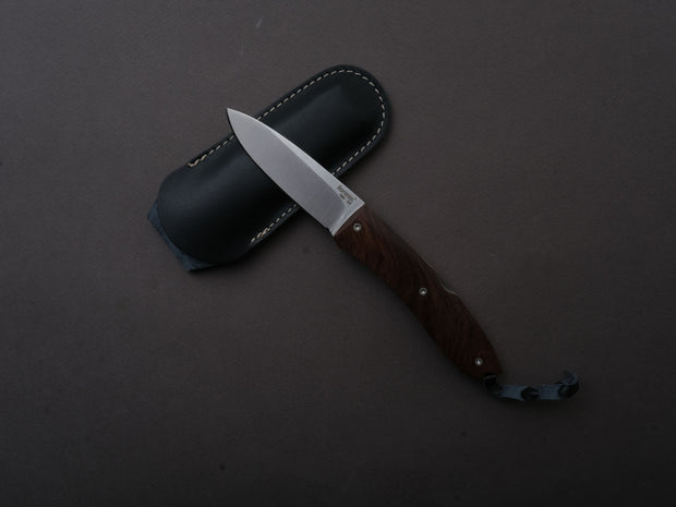 lionSTEEL - Folding Knife - Opera 74mm - D2 - Lock Back - Santos Wood