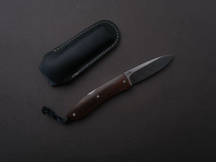 lionSTEEL - Folding Knife - Opera 74mm - D2 - Lock Back - Santos Wood