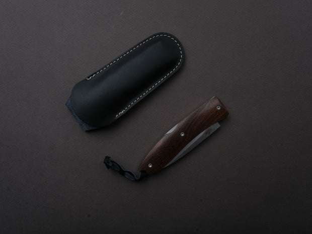 lionSTEEL - Folding Knife - Opera 74mm - D2 - Lock Back - Santos Wood