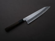 Hitohira - Tanaka x Kyuzo - Blue #1 - Migaki - Kiritsuke Gyuto - 230mm - Ziricote Handle (Extra Height)
