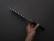 Hitohira - Kikuchiyo x Ren - Silver #3 - Nakiri - 180mm - Ebony Handle