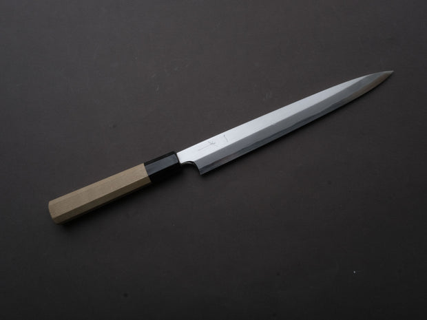 Hitohira - Togashi - White #1 - Tachi - Yanagiba - 240mm - Ho Wood Handle - Saya