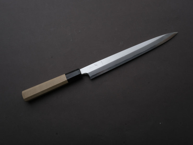 Hitohira - Togashi - White #1 - Tachi - Yanagiba - 240mm - Ho Wood Handle - Saya