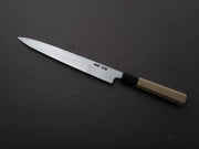 Hitohira - Togashi - White #1 - Tachi - Yanagiba - 240mm - Ho Wood Handle - Saya