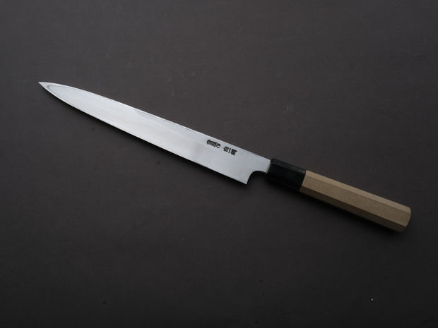 Hitohira - Togashi - White #1 - Tachi - Yanagiba - 240mm - Ho Wood Handle - Saya
