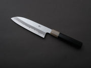Hitohira - Tanaka x Ren - White #2 - Santoku - 180mm - Ebony Handle