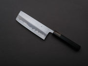 Hitohira - Tanaka x Ren - White #2 - Nakiri - 180mm - Ebony Handle