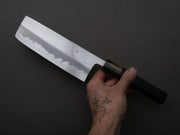 Hitohira - Tanaka x Ren - White #2 - Nakiri - 180mm - Ebony Handle