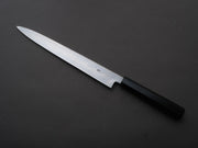 Hitohira - Tanaka - Katsushiro - Blue #1 - Yanagiba - 270mm - Ebony Handle (Saya)