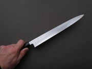 Hitohira - Tanaka - Katsushiro - Blue #1 - Yanagiba - 270mm - Ebony Handle (Saya)