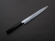 Hitohira - Tanaka - Katsushiro - Blue #1 - Yanagiba - 270mm - Ebony Handle (Saya)