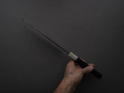 Hitohira - Togashi - Blue #2 - Kurouchi - Kiritsuke Gyuto - 240mm - Ebony Handle
