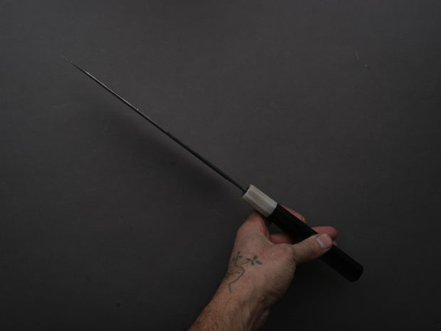 Hitohira - Togashi - Blue #2 - Kurouchi - Kiritsuke Gyuto - 240mm - Ebony Handle