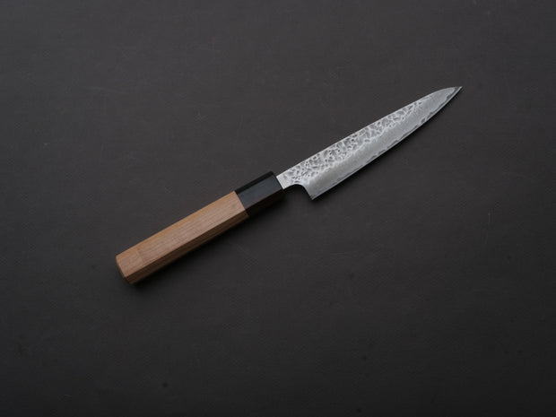 Hitohira - Futana - Stainless - Tsuchime Damascus - Petty - 135mm - Cherry Wood Handle