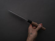 Hitohira - Futana - Swedish Stainless - Nashiji Damascus - Santoku - 170mm - Walnut Handle
