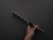 Hitohira - Futana - Swedish Stainless - Nashiji Damascus - Nakiri - 165mm - Walnut Handle