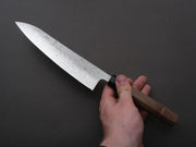 Hitohira - Futana - Swedish Stainless - Nashiji Damascus - Gyuto - 210mm - Walnut Handle