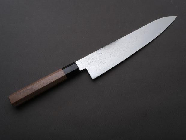 Hitohira - HG - Damascus - Gyuto - 240mm - Walnut Handle