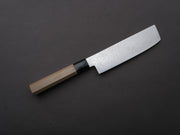 Hitohira - HG - Damascus - Nakiri - Magnolia Wood Handle