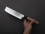Hitohira - HG - Damascus - Nakiri - Magnolia Wood Handle