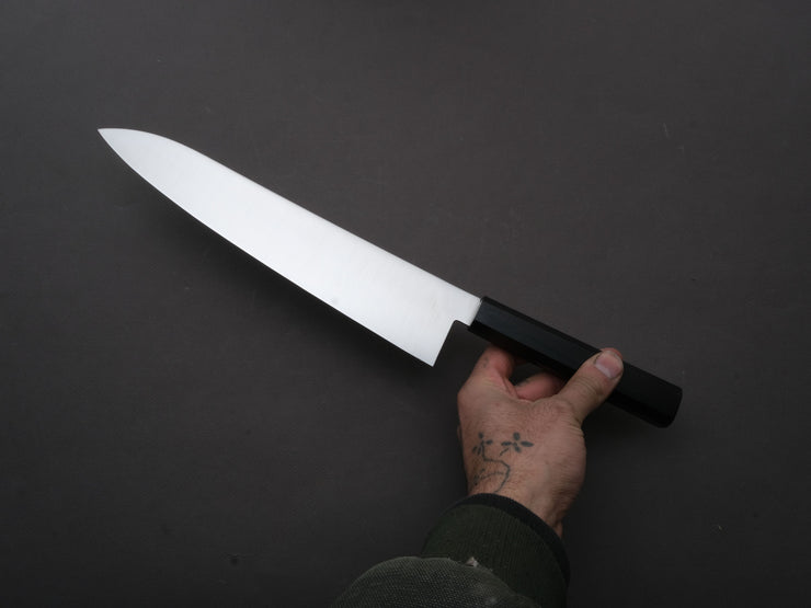 Hitohira - Imojiya TH - Stainless - Gyuto - 240mm - Ebony Handle