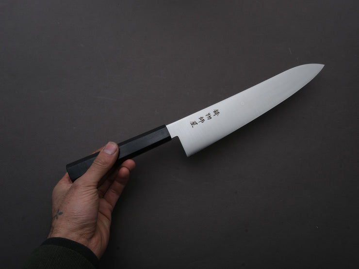 Hitohira - Imojiya TH - Stainless - Gyuto - 240mm - Ebony Handle