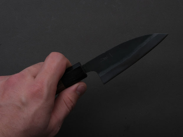 Hitohira - Hizen - Blue #1 - Kurouchi - Utility - 105mm - Walnut Handle