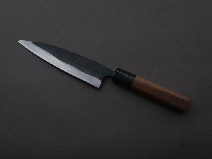 Hitohira - Hizen - Blue #1 - Kurouchi - Ajikiri - 145mm - Walnut Handle