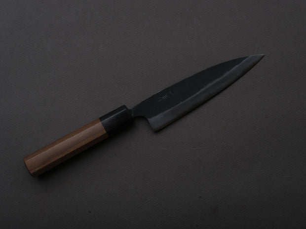 Hitohira - Hizen - Blue #1 - Kurouchi - Ajikiri - 145mm - Walnut Handle