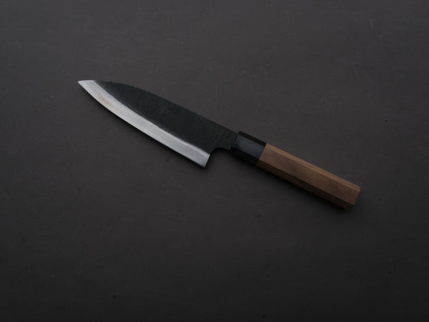 Hitohira - Hizen - Blue #1 - Kurouchi - Gyuto - 155mm - Walnut Handle