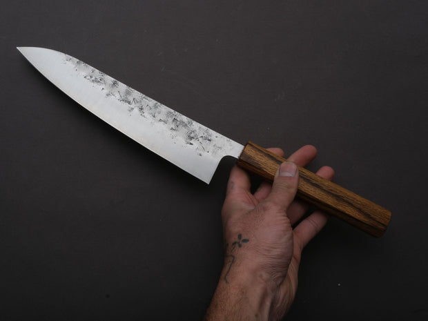 Hitohira - Futana - SLD - Nashiji - Gyuto - 210mm - Oak Handle