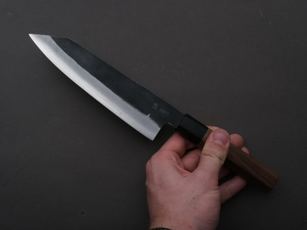 Hitohira - Harima - Blue Super Stainless Clad - Bunka - 180mm - Walnut Handle