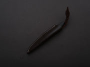 lionSTEEL - Fixed Blade - Ago - M390 - 80mm - Carbon Fiber - Leather Sheath