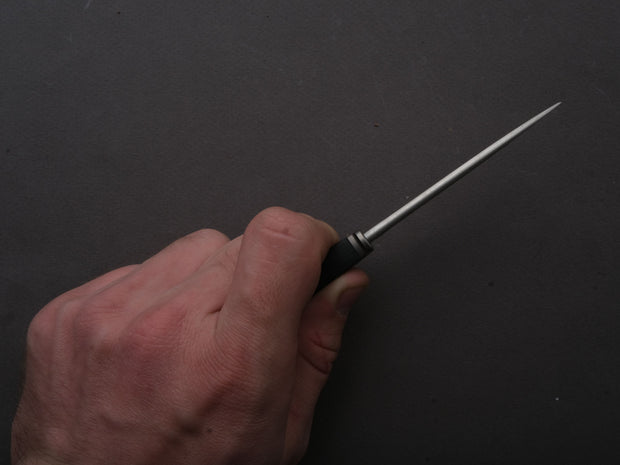 lionSTEEL - Fixed Blade - Ago - M390 - 80mm - Carbon Fiber - Leather Sheath